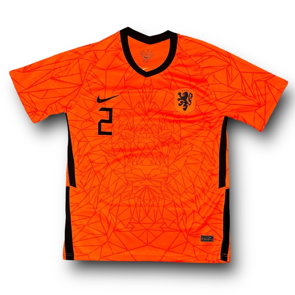 Nike Men’s Netherlands 2020 / 2021 Home Replica Soccer Jersey - Orange